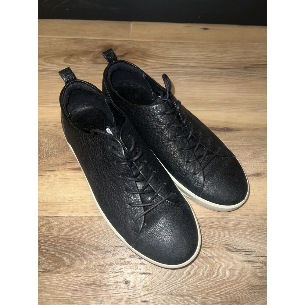 Ecco Women's Leather Soft 8 Danish Design Black‎ Sneaker Shoe EU 38 US 7.5 Wide